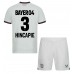 Maillot de foot Bayer Leverkusen Piero Hincapie #3 Extérieur vêtements enfant 2023-24 Manches Courtes (+ pantalon court)